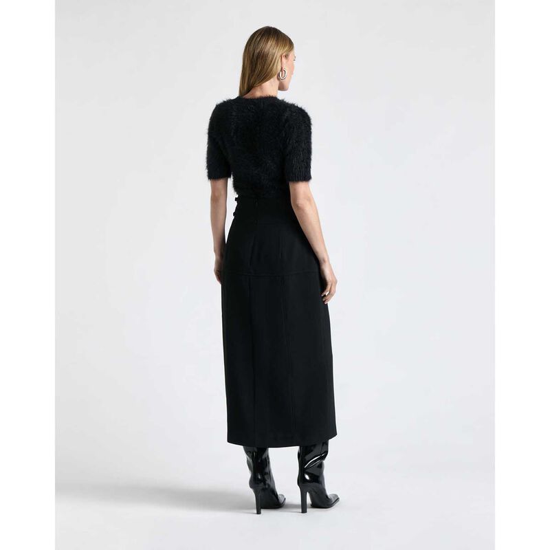 Cue Double Buckle Midi Skirt image number 1